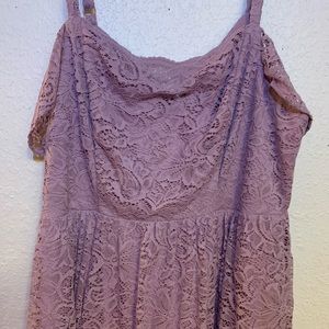 Lilac lace dress